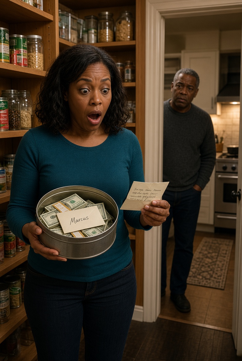 I Found $18,940 Hidden in Mama’s Flour Tin After Her Funeral, but the Note Underneath Changed Everything