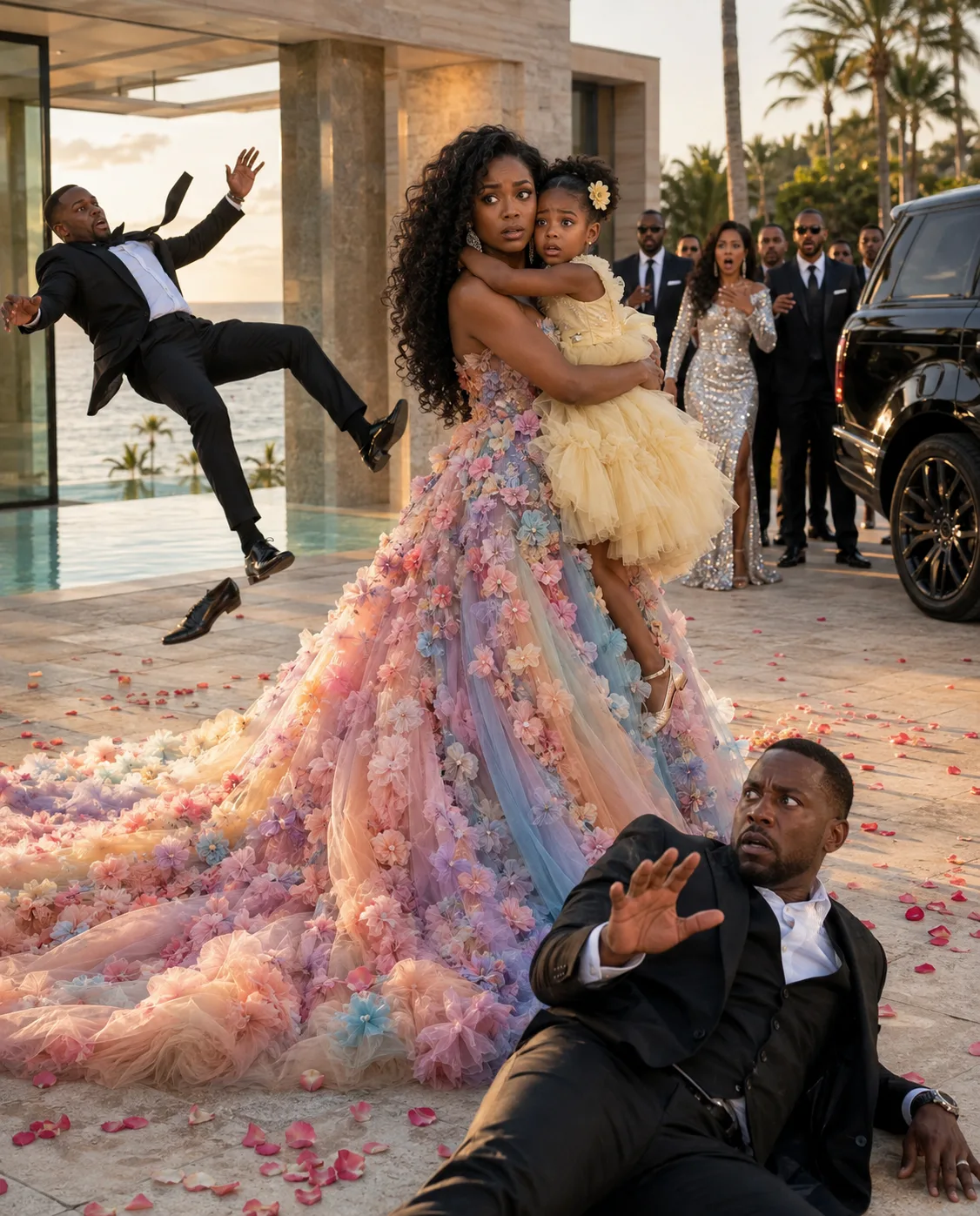 I came home and found my husband punishing my eight-year-old daughter because he claimed she had torn his mistress’s $10,000 dress. “Pay for it or get out!” he screamed. I took my sobbing daughter to her bedroom, where she whispered, “Mommy, she did it.”