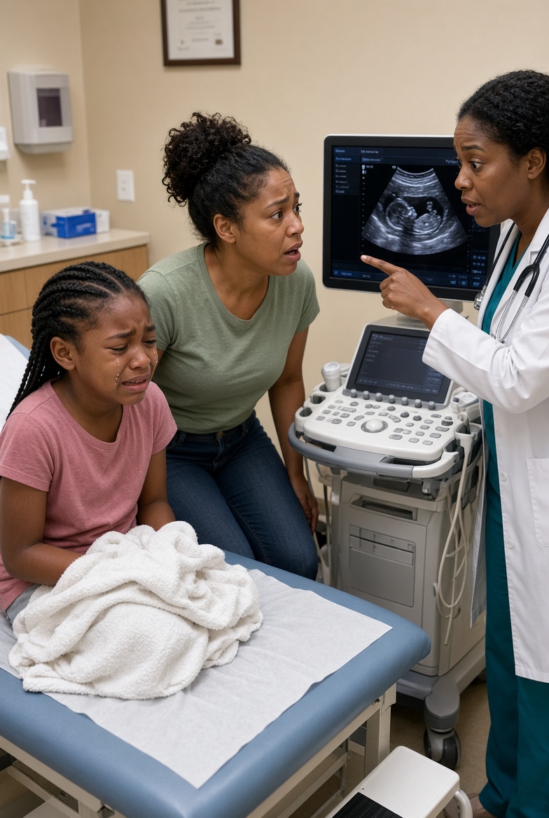 My 15-year-old daughter kept complaining about nausea and stomach pain. My husband brushed it off, saying, “She’s pretending. Don’t waste time or money on this.” But something in my heart told me he was wrong. So I secretly took her to the hospital — and when the doctor studied the scan, she leaned closer and whispered, “There’s something inside her…” I could only scream.
