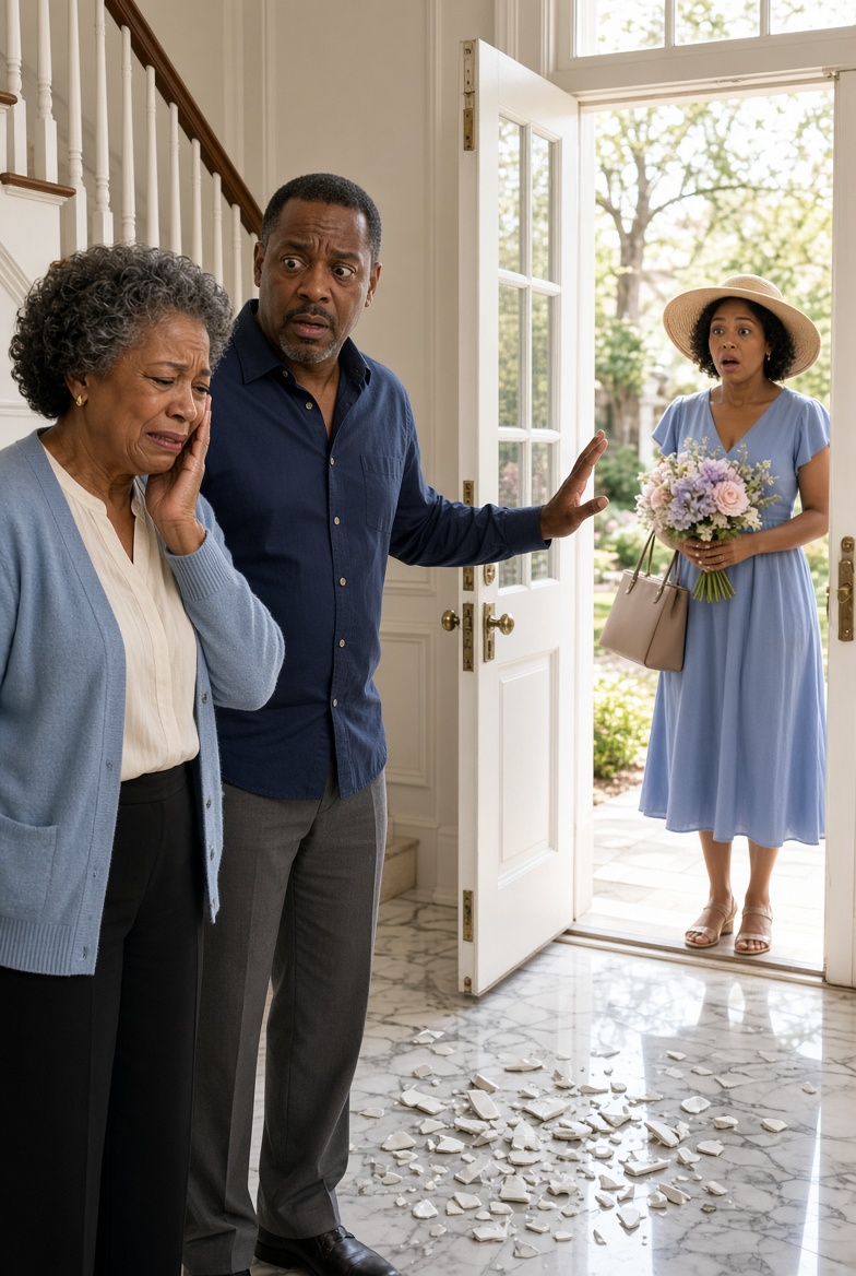 MY HUSBAND SLA.PPED MY MOTHER TWICE IN FRONT OF ME AND DEMANDED, "EITHER SHE LEAVES TONIGHT OR OUR MARRIAGE IS OVER." I COUNTED TO 5, LEFT MY KEYS ON THE TABLE, AND WALKED OUT WITH HER.