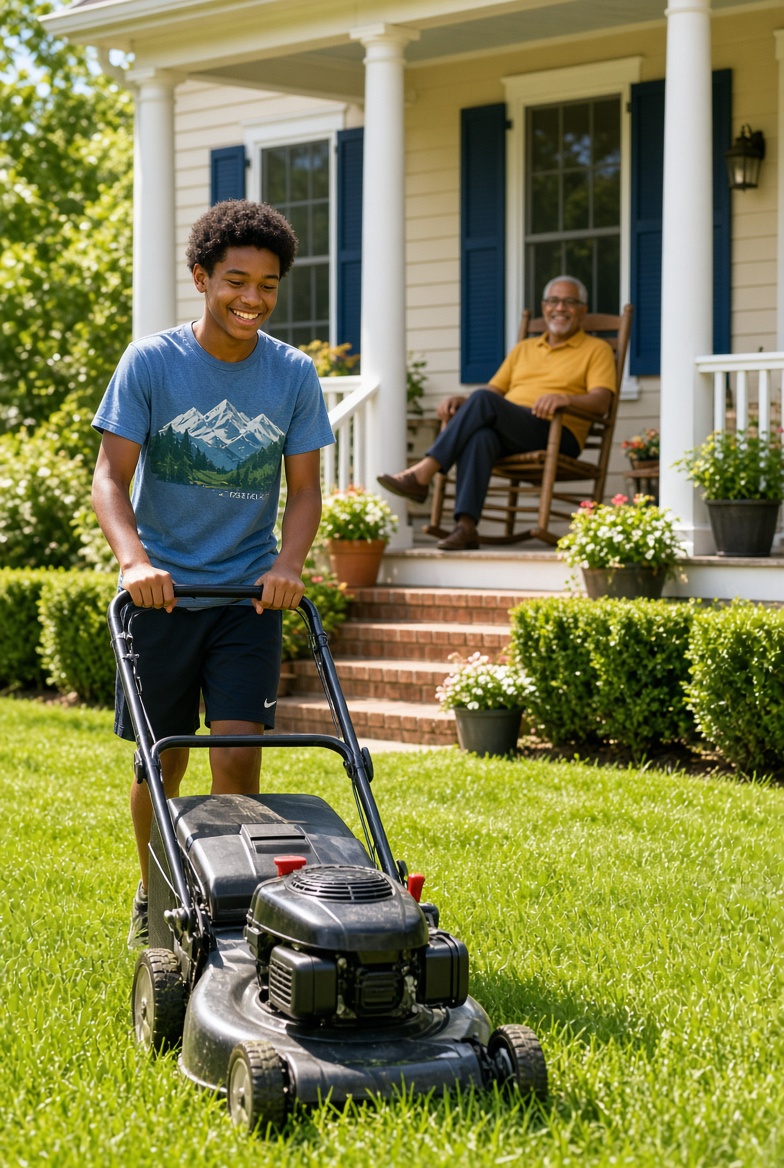 My Teenage Son Mowed Our Lonely Neighbor’s Lawn for Free Every Saturday for 4 Years – at the Old Man’s Funeral, a Lawyer Handed Him an Envelope and Said, ‘He Left Very Specific Instructions for You’