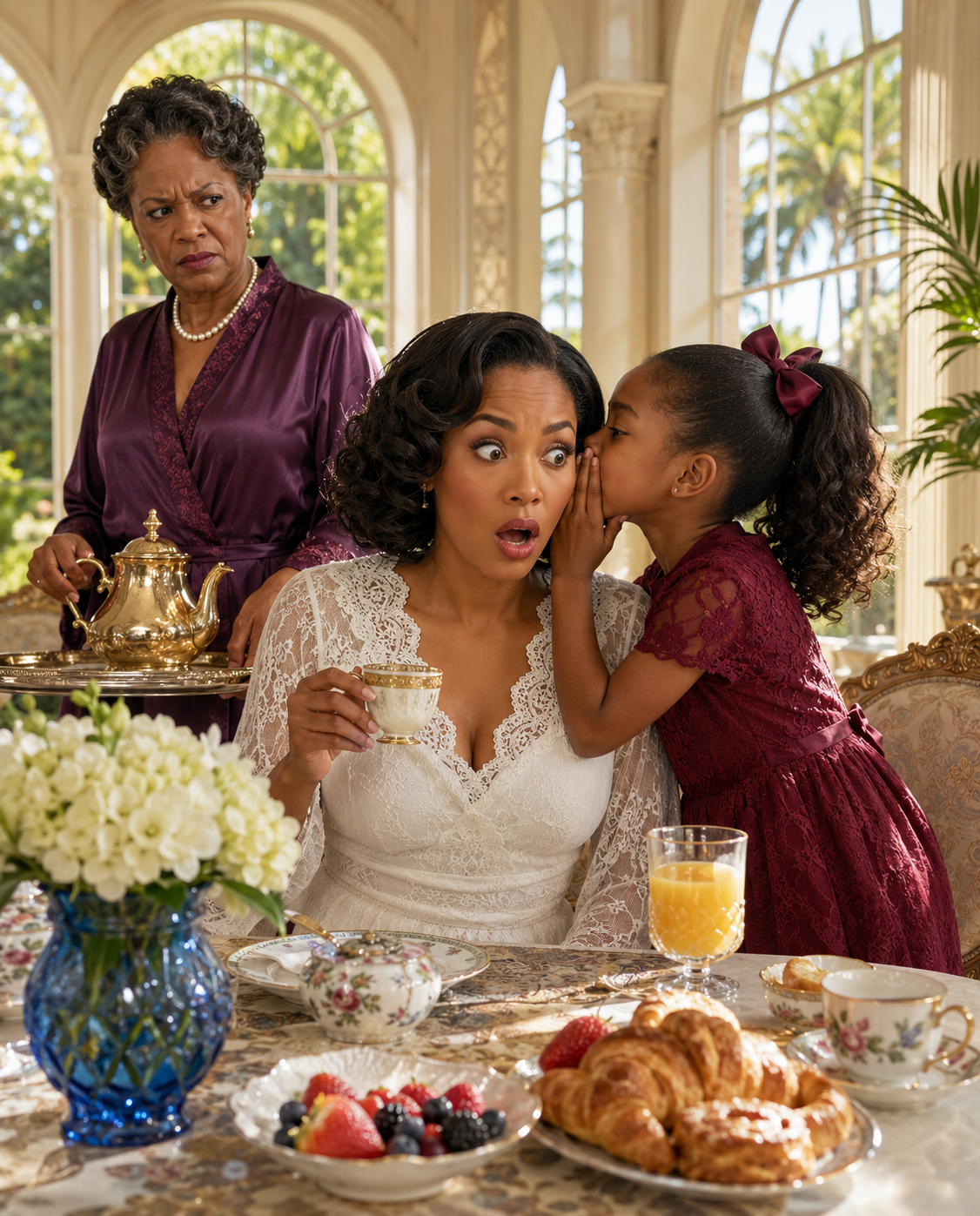 I spent ten years treating my mother-in-law like my own mother until my eight-year-old daughter grabbed my hand and whispered, “Mommy… Grandma puts something white in your tea.”