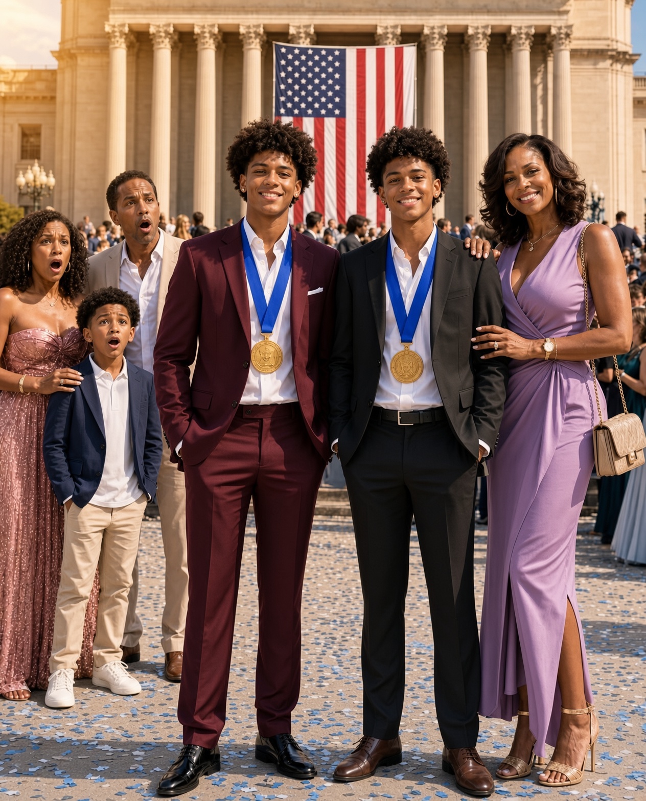 15 Years After Our Divorce, I Met My Ex-Husband’s Mistress’s Son—Then My Twins Won Gold. ⭐