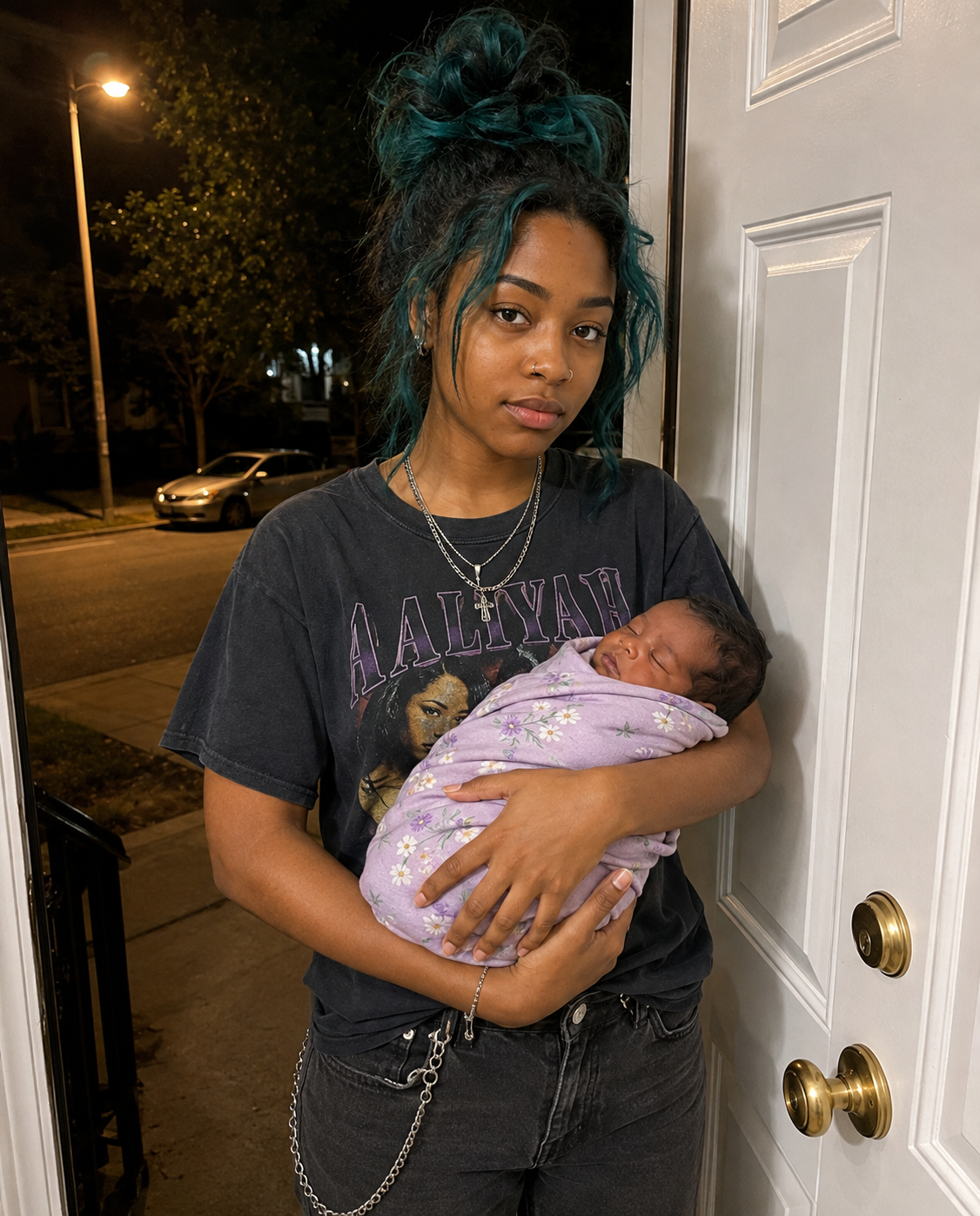 My Husband K!cked Our Daughter Out at 18—A Year Later, She Returned With a Newborn and One Shocking Sentence.