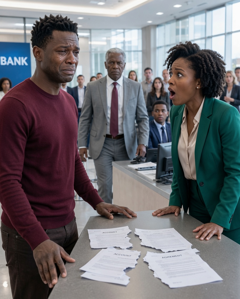 I walked into the bank to deposit a $5 million check for my mother’s surgery. The manager was my ex- wife. She tore up the check and called me a liar. Minutes later, her boss walked in and called me “Sir!” Her face went pale…