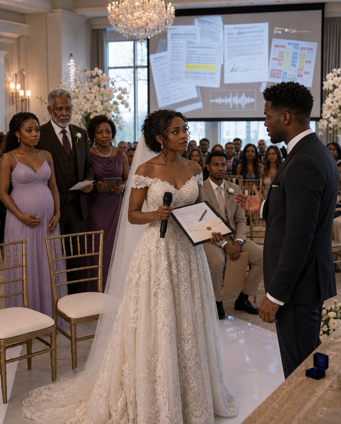 Just hours before my wedding, I stopped by my sister’s house to pick up one final item. As I reached the hallway, I overheard her speaking quietly with our parents about a plan they had kept from me.
