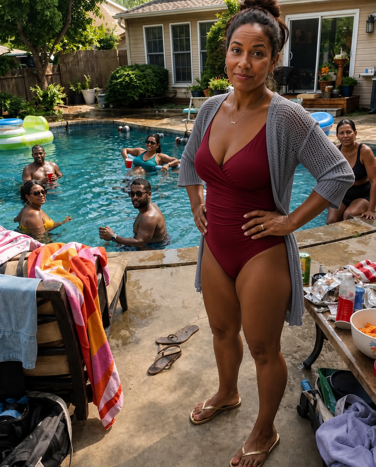 My Neighbor Treated Our Pool Like Her Own and Invited Friends Over While We Were Away — I Didn't Call the Police, But the Next Time They Showed Up, I Was Ready for Her