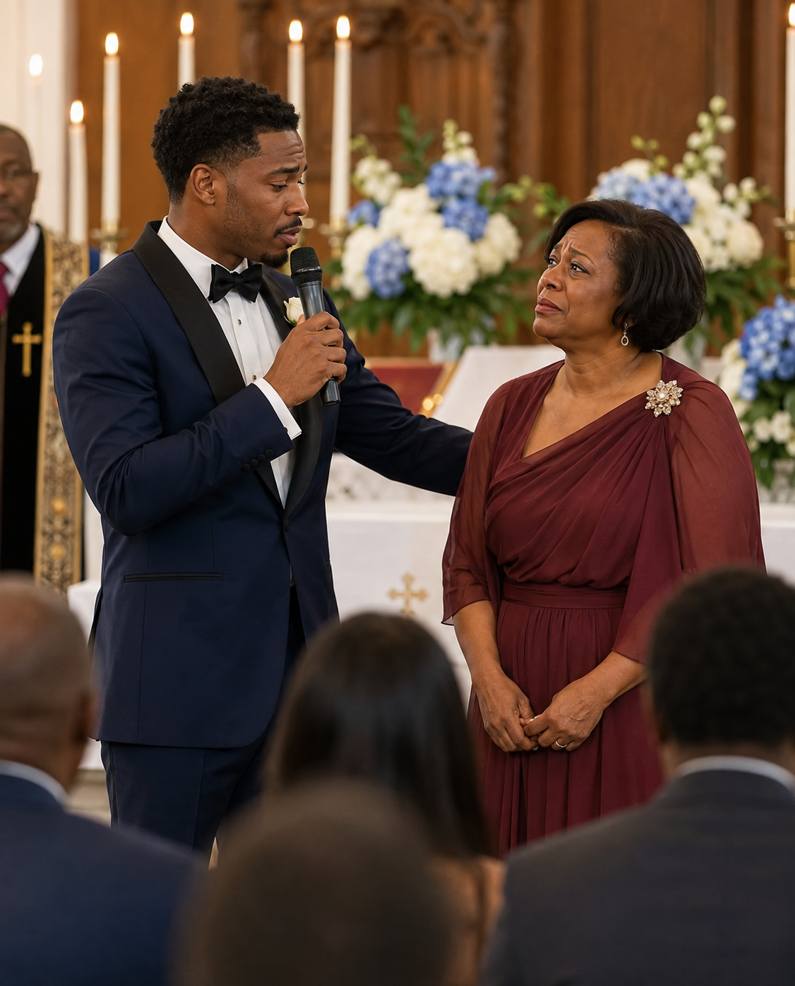 My Daughter Asked Me Not to Come to Her Wedding Because I’d ‘Embarrass’ Her – What the Groom Did at the Altar Left 200 Guests Frozen