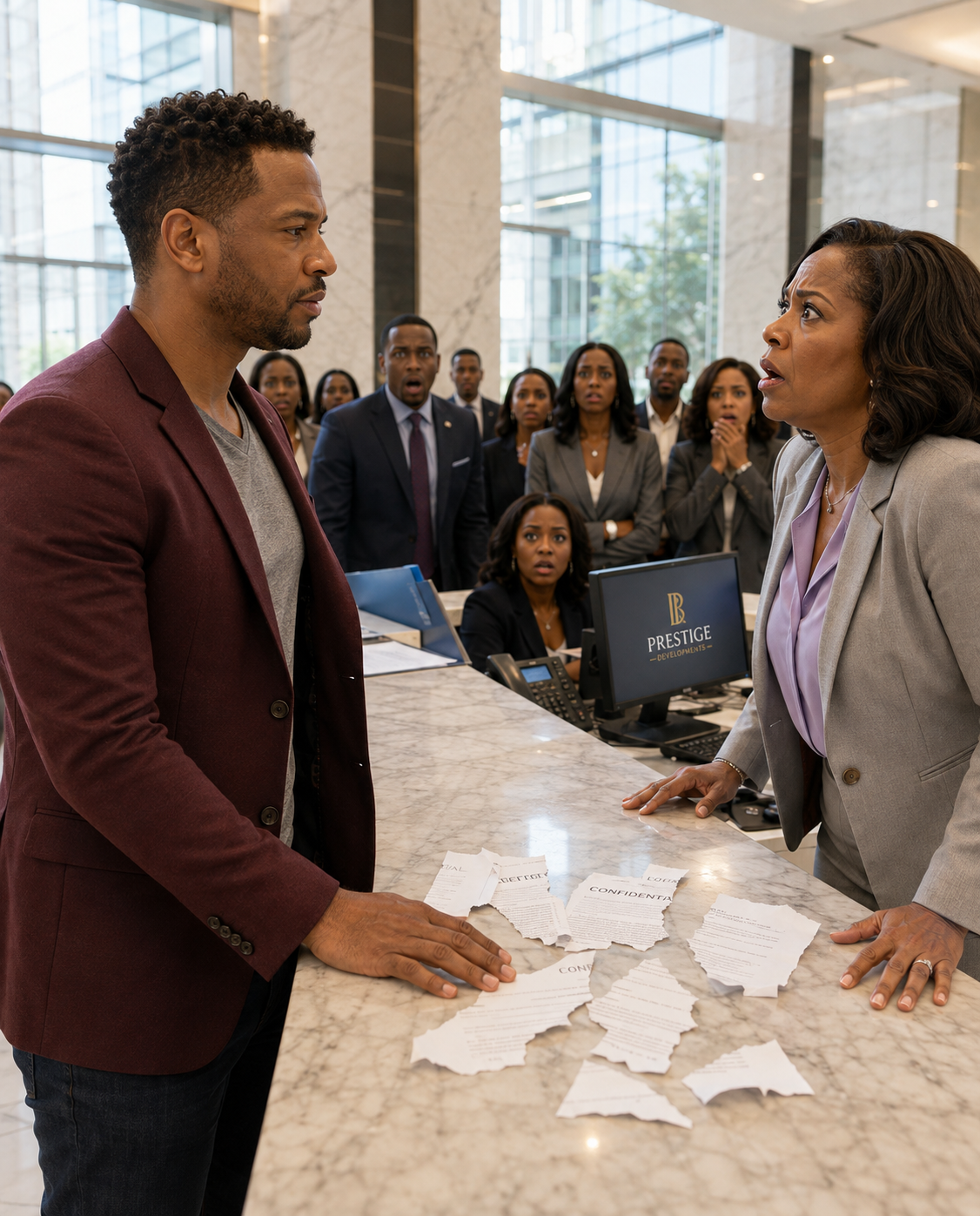 "I Walked Into the Bank Carrying a $5 Million Check for My Mother's Life-Saving Surgery. The Branch Manager—My Ex-Wife—Laughed, Tore It to Pieces, and Accused Me of Fraud. Minutes Later, Her Superior Rushed In, Called Me 'Sir,' and Watched Her Confident Smile Collapse Into Pure Panic."