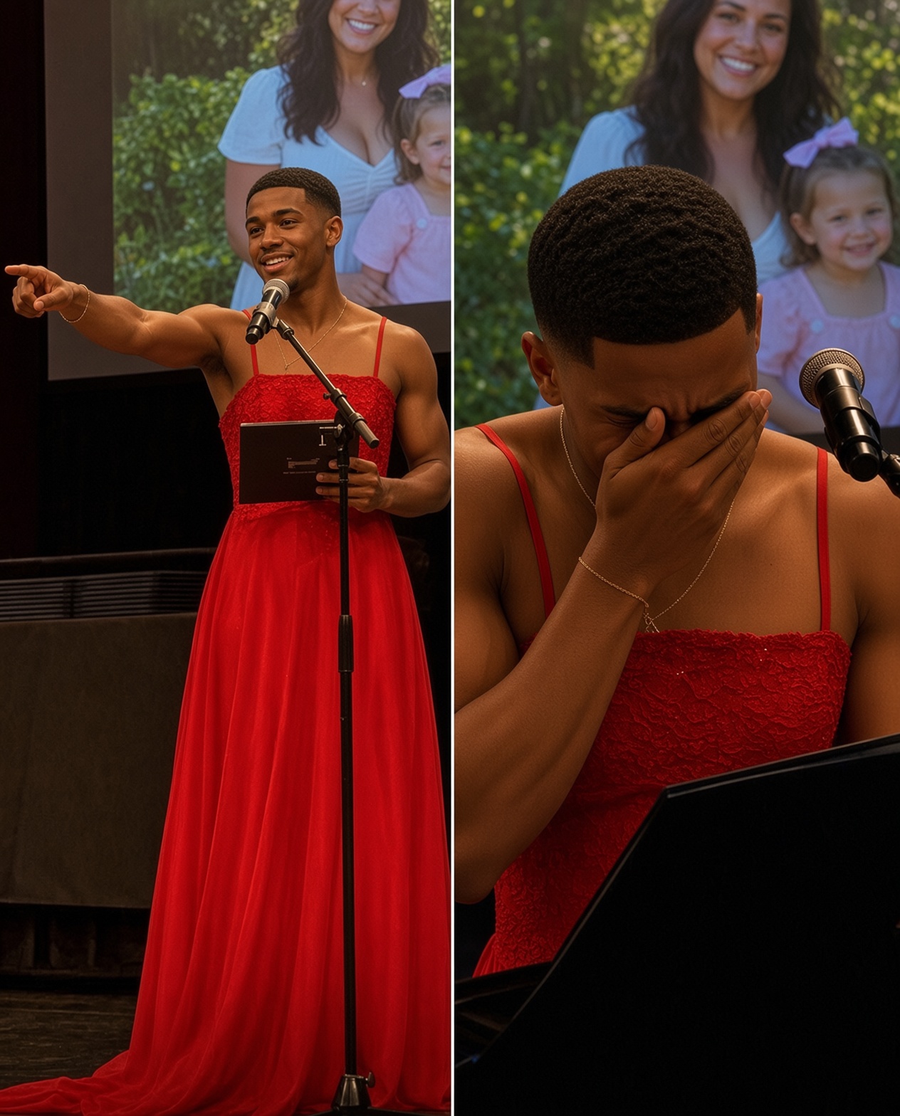 My Son Walked Across Graduation in a Red Dress—Then He Revealed Why He Did It for Me