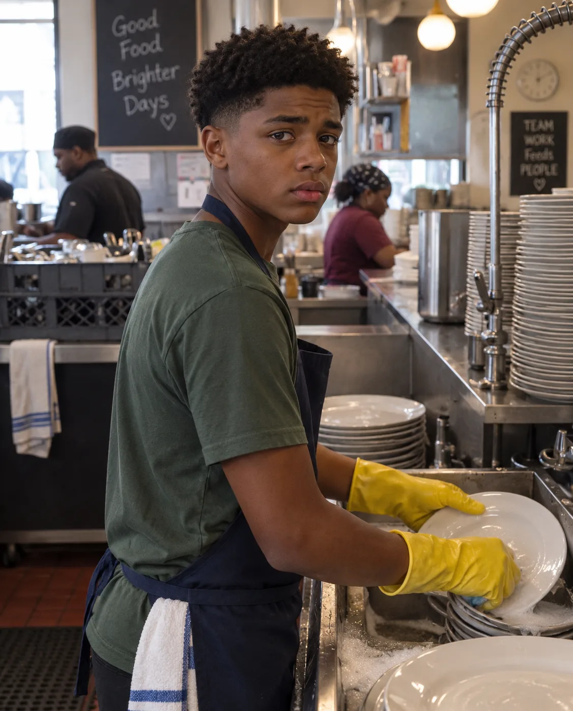 My 13-Year-Old Son Took a Dishwashing Job Without Telling Me – Then His Boss Called and Asked, ‘Do You Know What He Does with Every Paycheck?’