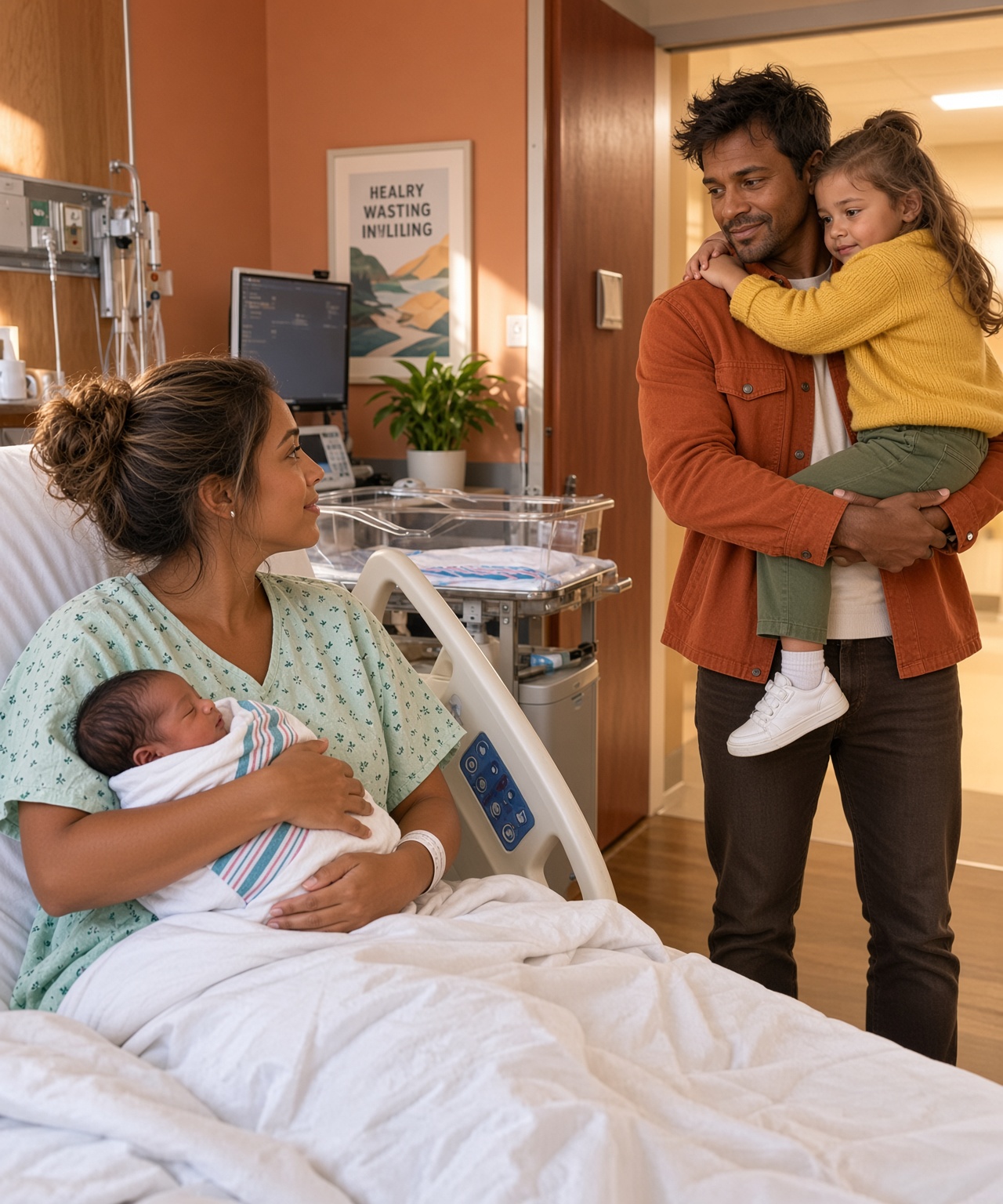 I Gave Birth Alone—Then My Husband Walked In Carrying a 4-Year-Old Girl Calling Him “Daddy”