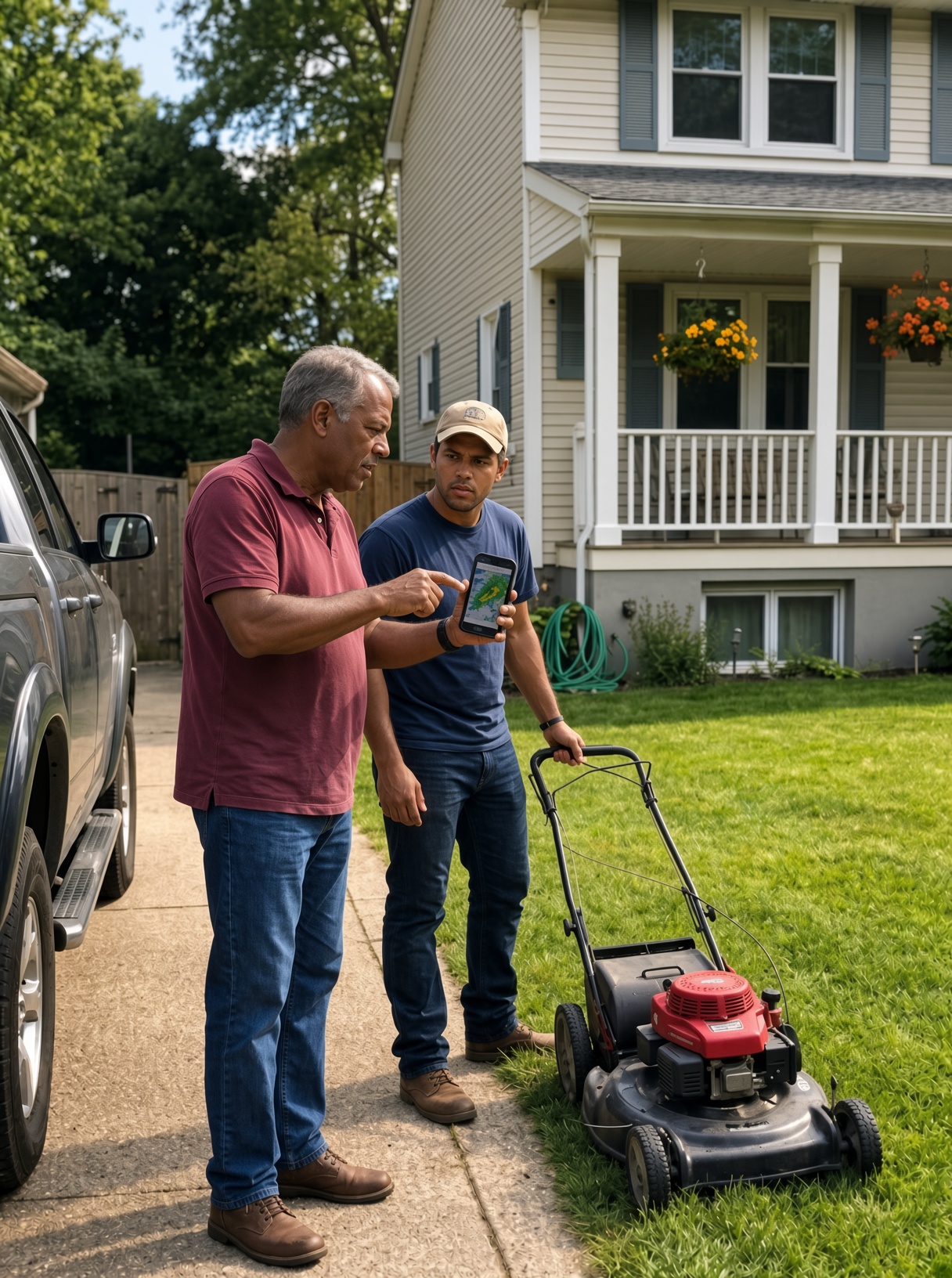 I Hired a Young Man to Mow My Daughter's Lawn While She Was Away — Then He Called and Asked, "Sir... Is Anyone Supposed to Be Inside the House Right Now?"