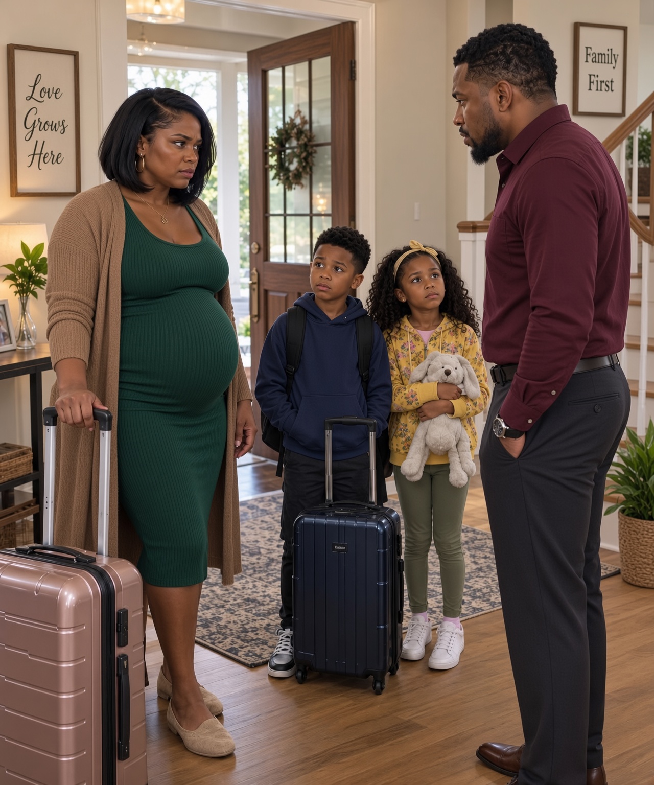 My Husband Thought Being Eight Months Pregnant and Financially Dependent Meant I'd Never Leave — Then He Brought His Mistress Home and Announced She Was Moving In