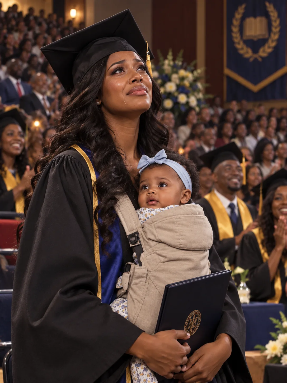 They Laughed When I Crossed the Graduation Stage With a Newborn—Then the Principal Admitted the University Had Wronged Me