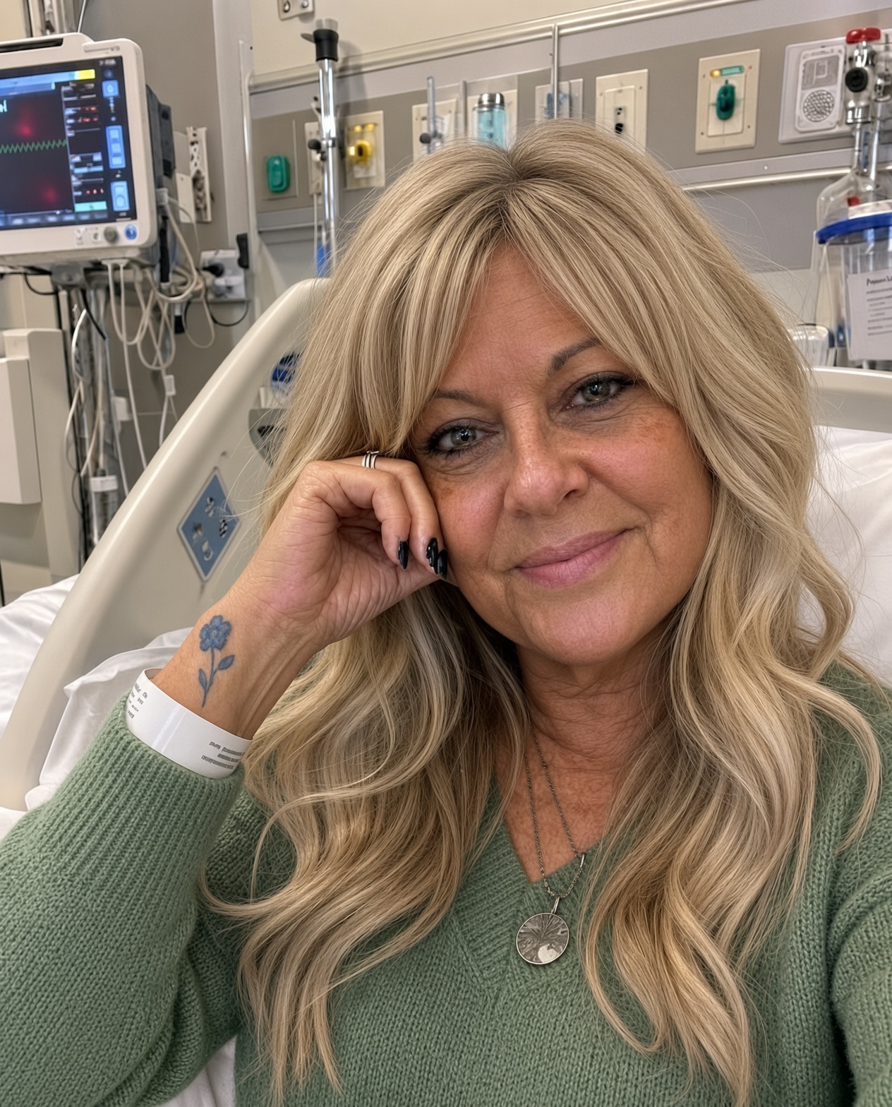 A Nurse Saw the Tiny Blue Flower on My Mother’s Wrist—Then She Walked Out and Called Security