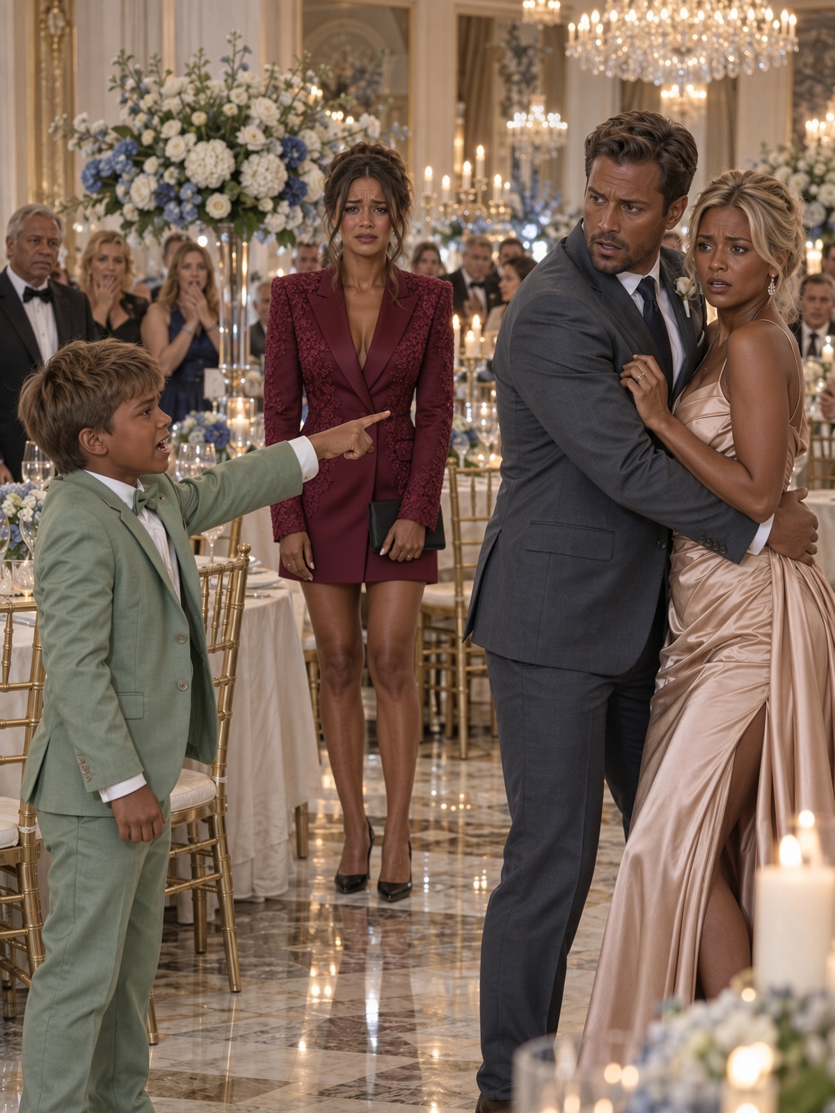 My Husband Brought His Mistress to the Charity Gala—Then Our Son Revealed What He Had Saved on His Phone
