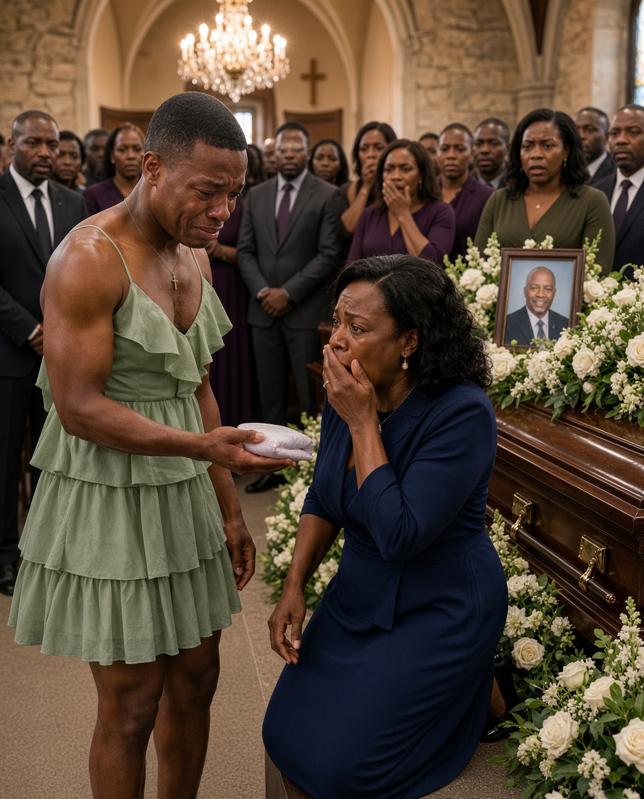 My Son Wore a Pink Dress to His Father’s Funeral—Then He Showed Me the Daughter My Husband Hid for 30 Years