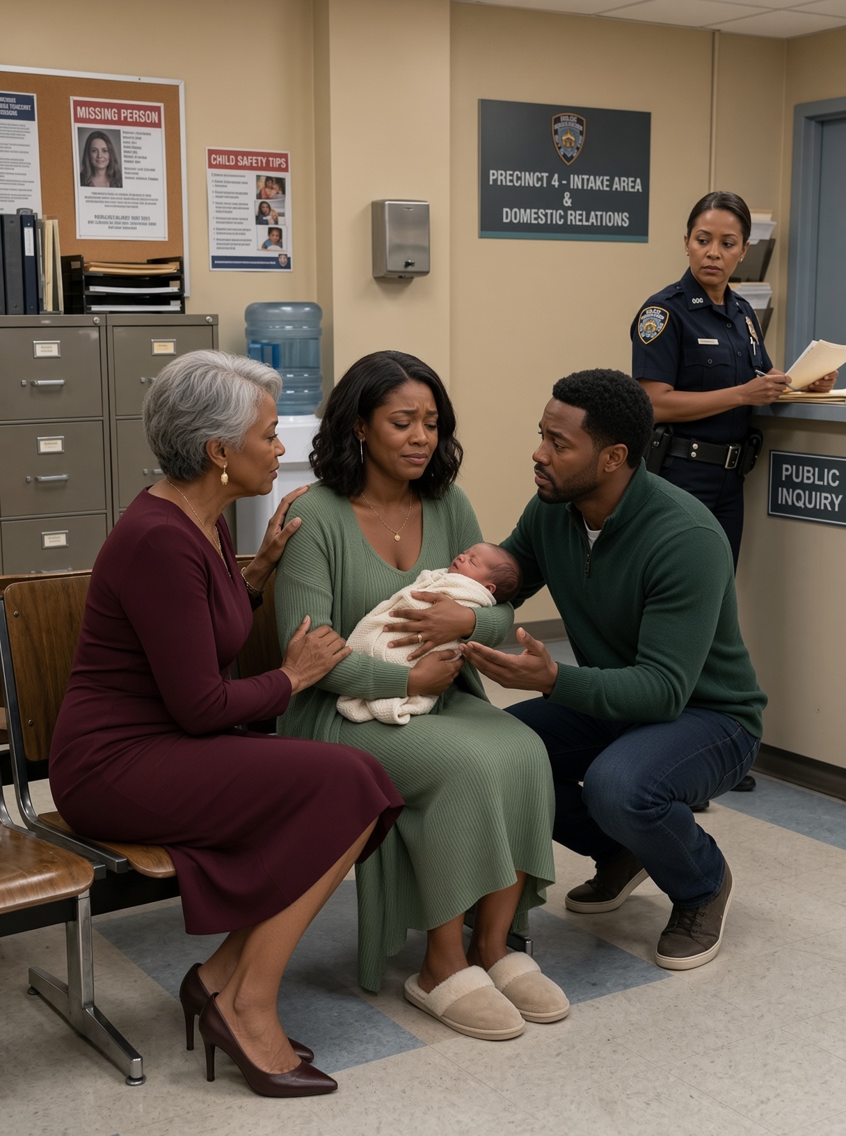 My Newborn Slipped From My Arms After My Mother-in-Law Slapped Me at Midnight — At the Hospital, the Doctor Said "Your Daughter Is Already..."