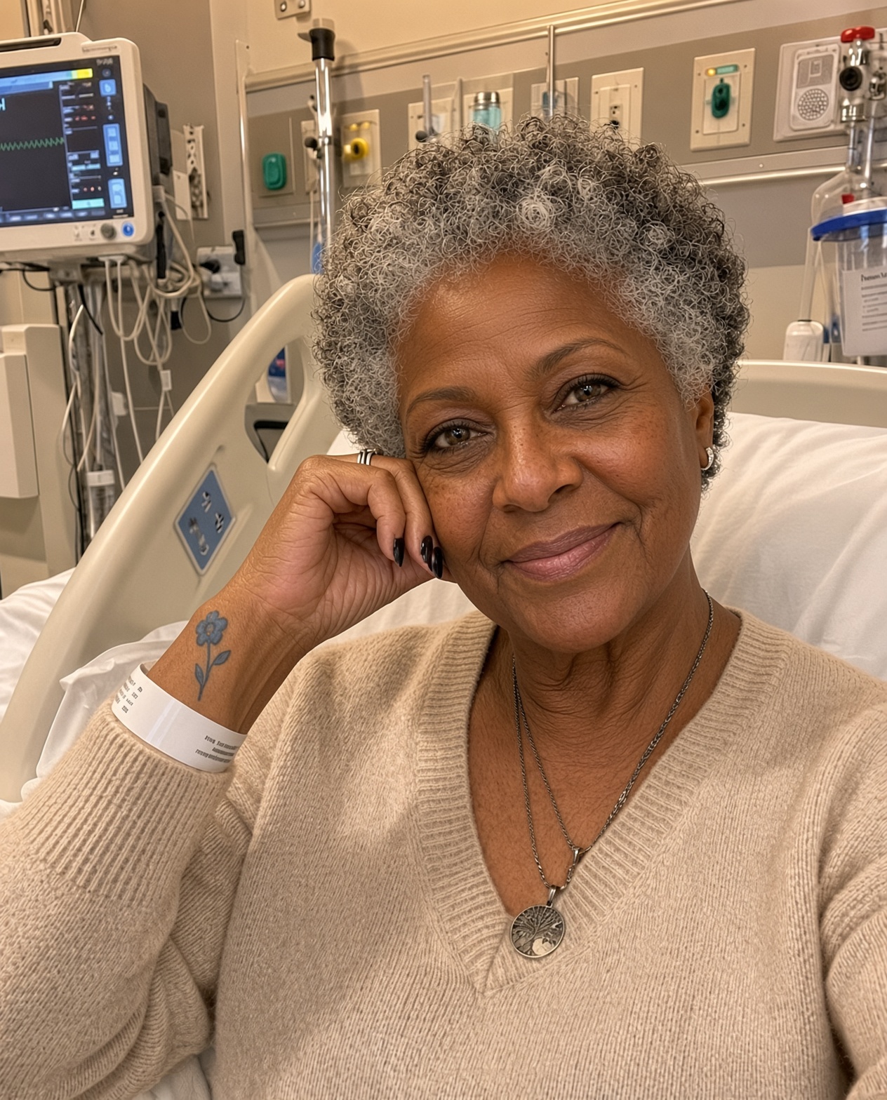 A Nurse Saw the Tiny Blue Flower on My Mother’s Wrist—Then Hospital Security Closed the Door