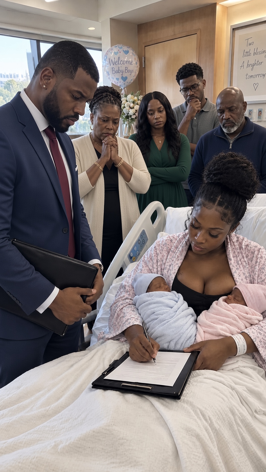 Three Days After My C-Section, My Husband Tried to Make Me Sign Away Our Twins—He Never Checked Which Folder I Signed