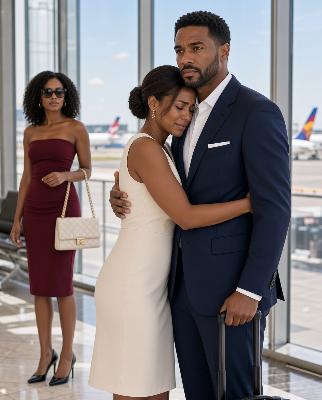I Pretended to Cry as My Husband Left the Country With His Mistress — Hours Later, His First Call Exposed an $8 Million Secret