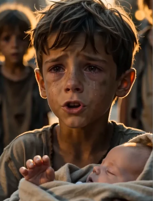 A Starving Boy Put His Baby Sister in a Paralyzed Millionaire’s Arms and Whispered, “She Can Heal Your Legs”