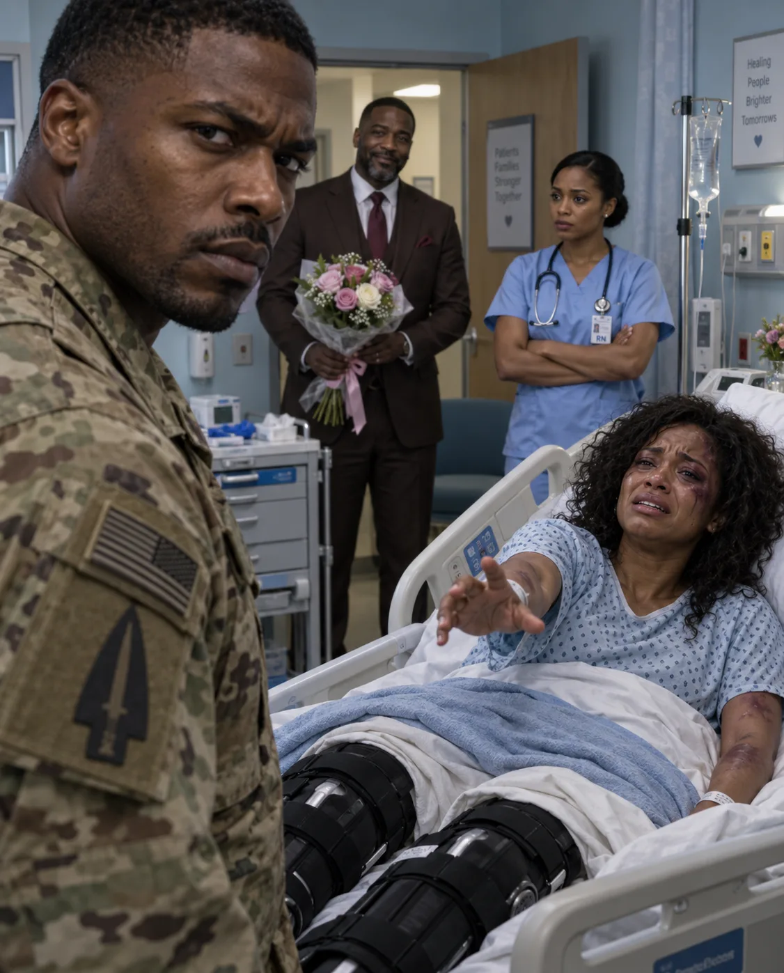 I was five thousand miles from home when a nurse called me sobbing and said, “Blake… they broke both of your wife’s legs.” Then a man took the phone from her, laughed, and whispered, “Come do something about it, soldier. My father owns the police.”