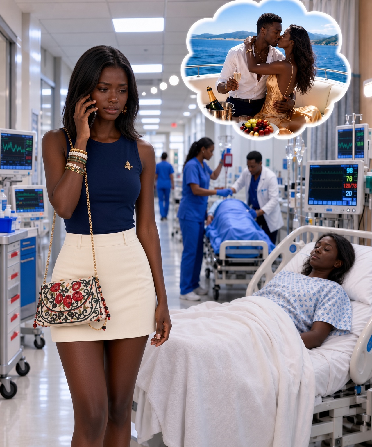 I Found My Daughter Alone in the ICU While My Husband Partied on My Yacht—Then I Froze Every Card He Had