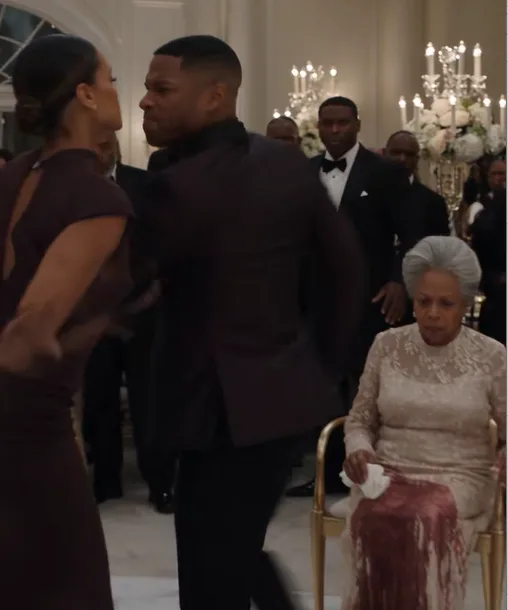 MY FIANCÉE POURED HER ENTIRE GLASS OF RED WINE OVER MY GRANDMOTHER’S WHITE DRESS IN FRONT OF THREE HUNDRED GUESTS AT OUR ENGAGEMENT PARTY.
