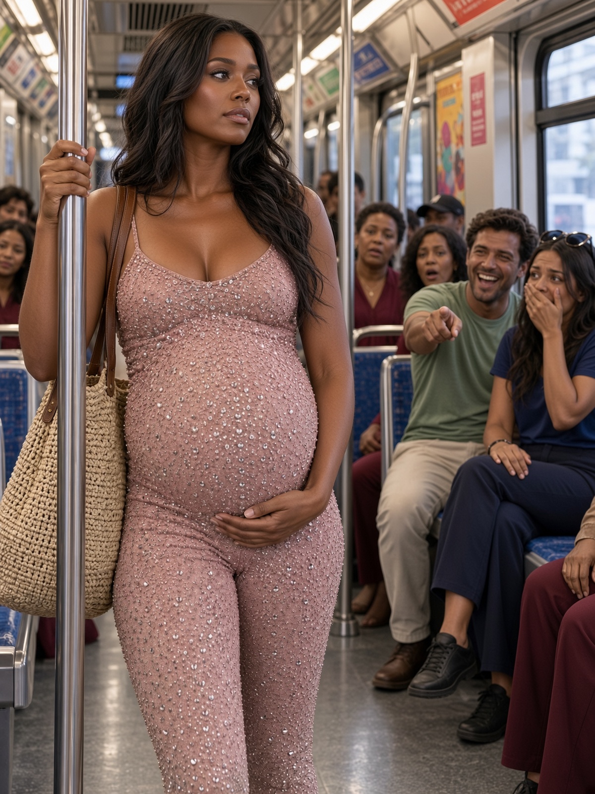 MY HUSBAND MADE HIS PREGNANT WIFE STAND FOR 50 HOURS—SO I GOT OFF AT THE FIRST STOP WITH PROOF OF HIS AFFAIR