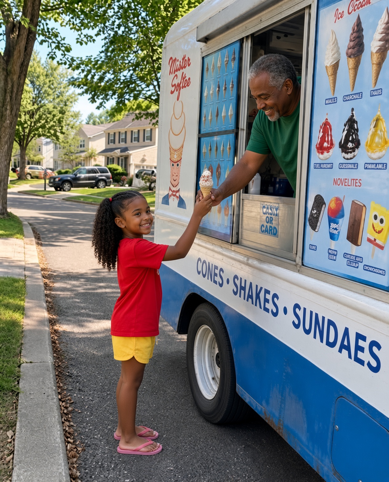 My 9-Year-Old Kept Getting Free Ice Cream—Then the Driver Handed Her a Note for Me