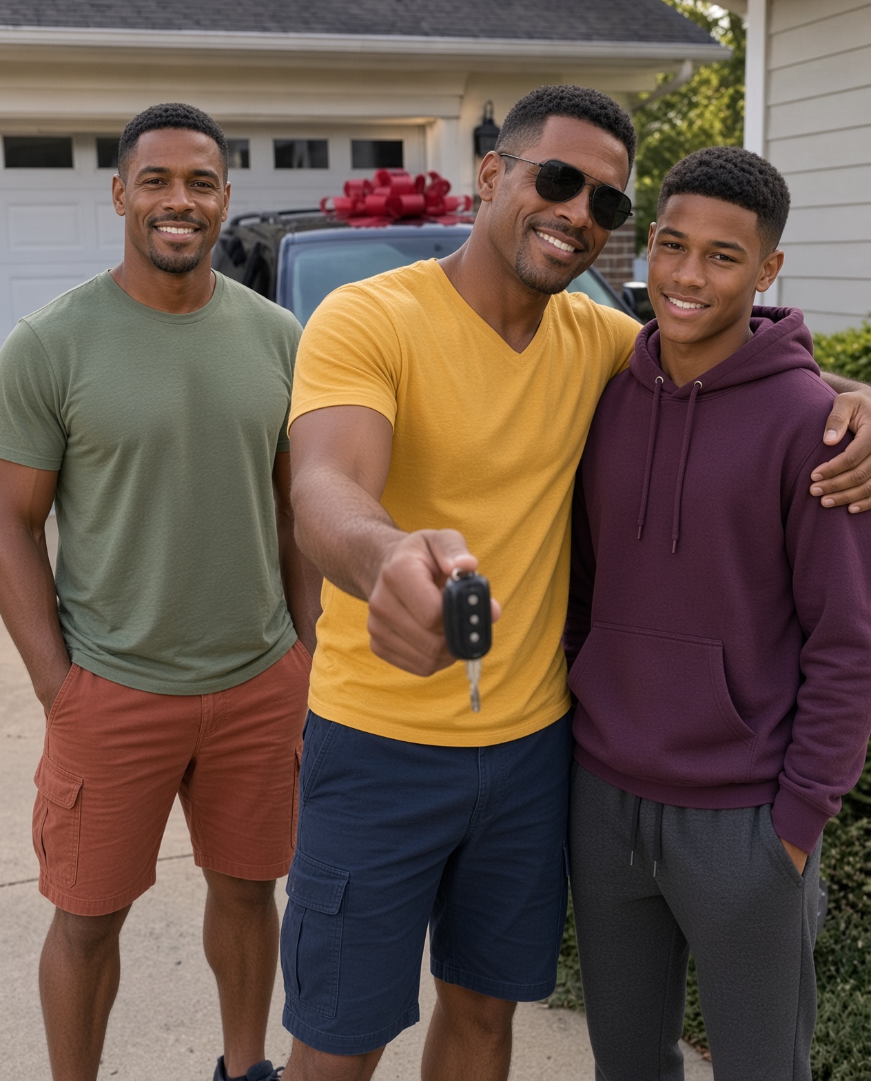 My Biological Father Bought Me a New Car and Said, “Now He Knows Who His Real Father Is”—So I Handed the Keys to My Stepdad