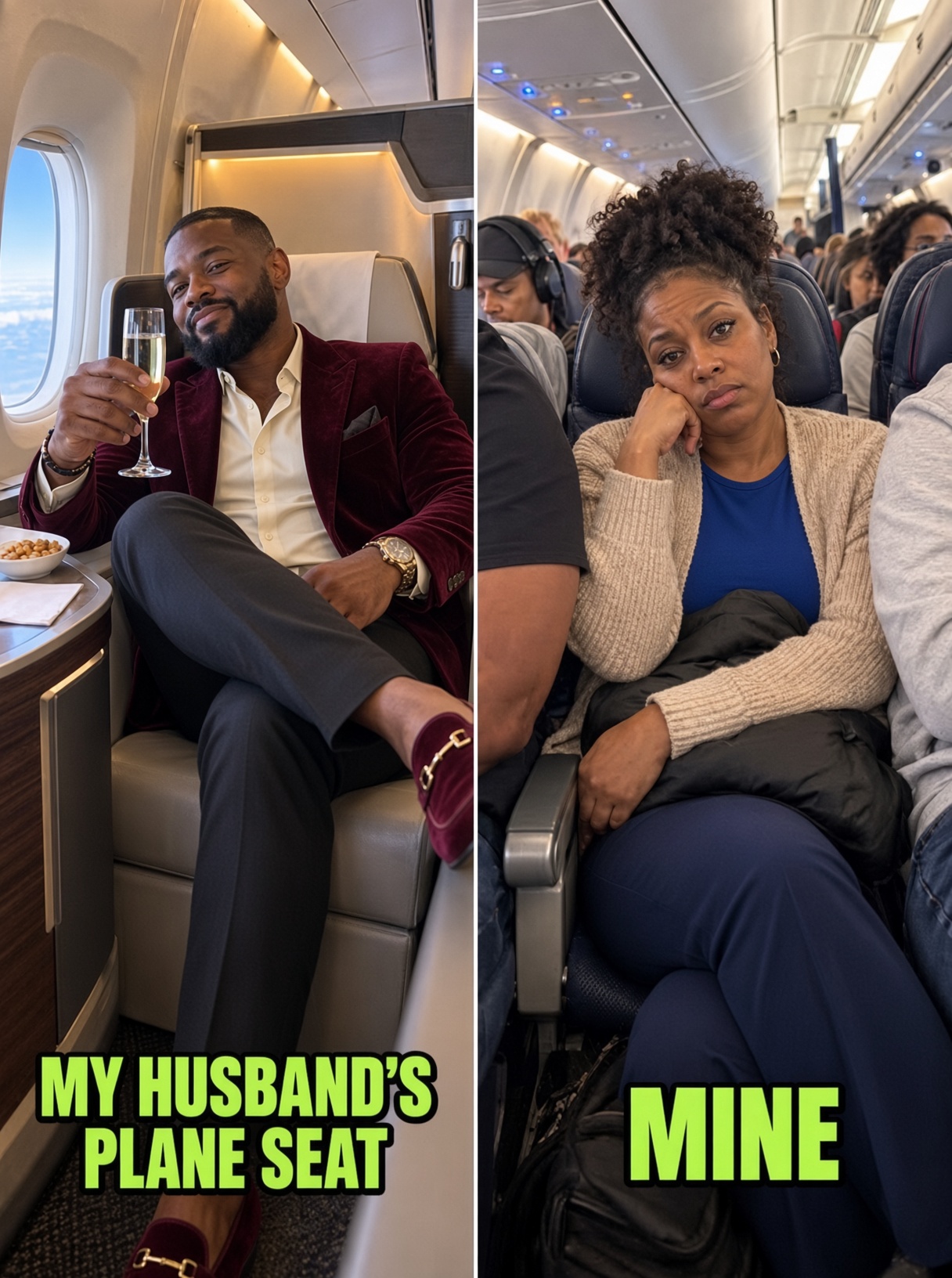 My Husband Put Himself in First Class and Me in Row 34—Then the Captain Called My Name