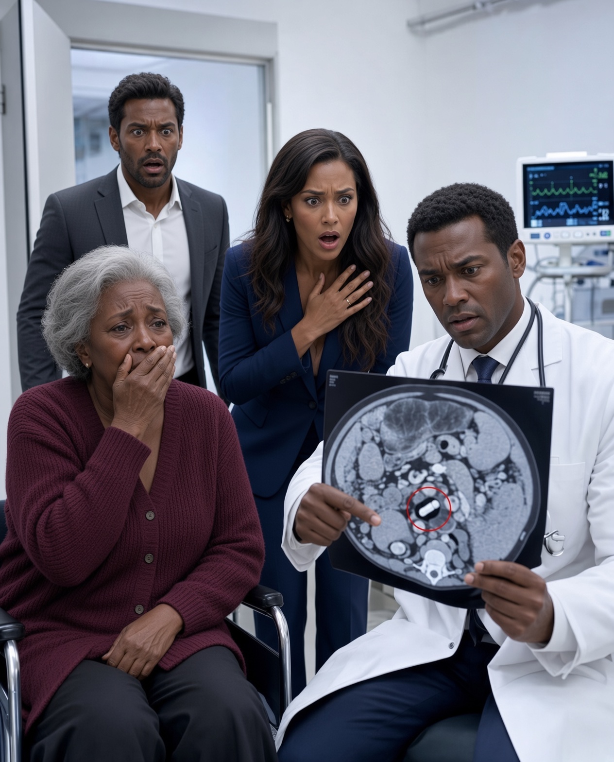 My Husband Laughed When My 75-Year-Old Mother Said Her Stomach Was Burning — Then the Doctor Found Something Hidden Inside Her Body That Made Him Turn White