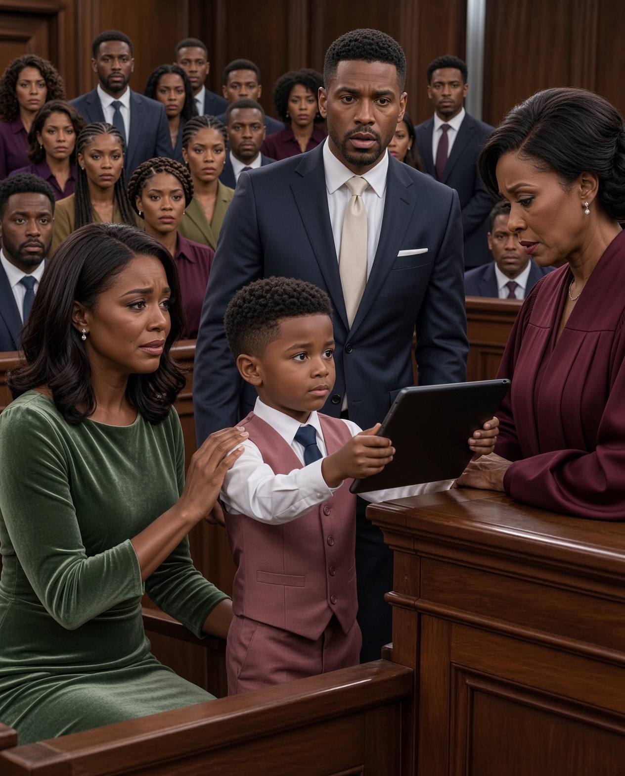 HALFWAY THROUGH OUR CUSTODY HEARING, MY 6-YEAR-OLD ASKED THE JUDGE, “CAN I SHOW YOU SOMETHING MOMMY DOESN’T KNOW ABOUT?”—THEN HIS VIDEO SILENCED THE COURTROOM