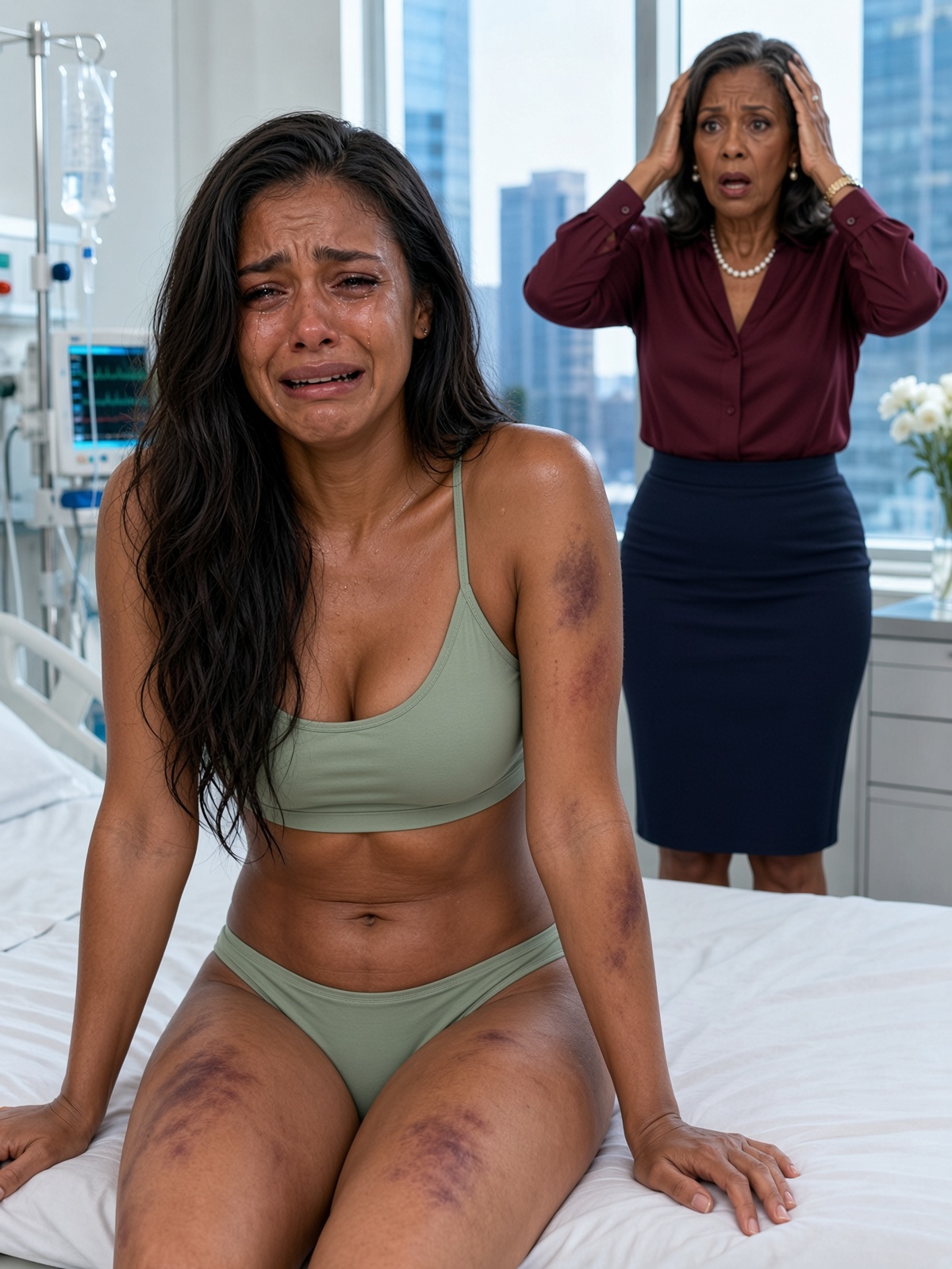 MY MOTHER-IN-LAW SENT ME TO THE HOSPITAL—WHEN MY HUSBAND TEXTED, “GO APOLOGIZE TO HER,” I LEFT ONE ENVELOPE ON THE TABLE THAT ENDED EVERYTHING