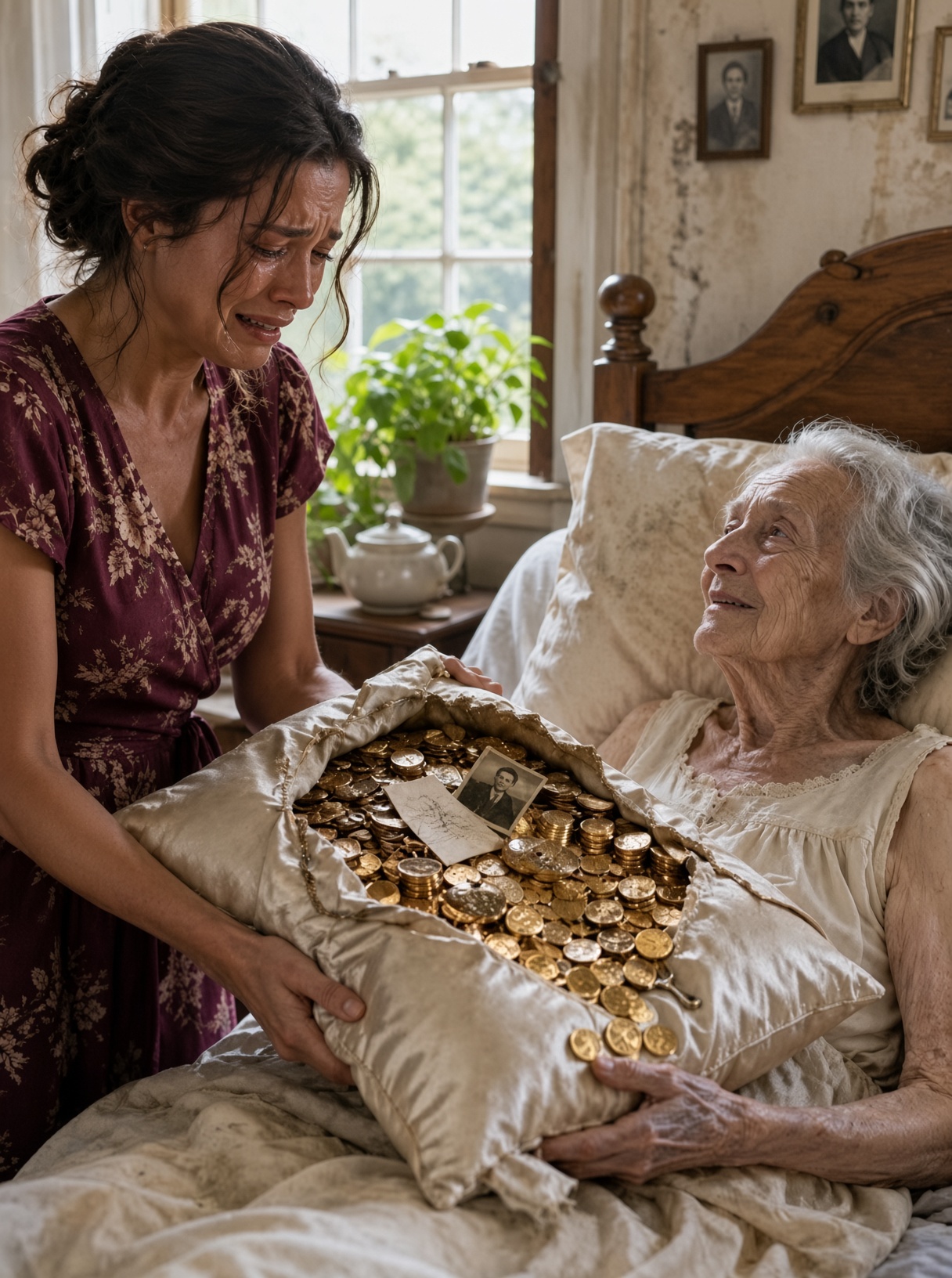 I Cared for My Penniless Mother-in-Law for 12 Years—With Her Last Breath, She Gave Me a Torn Pillow, and the Key Hidden Inside Revealed the Secret She’d Kept From Her Own Children