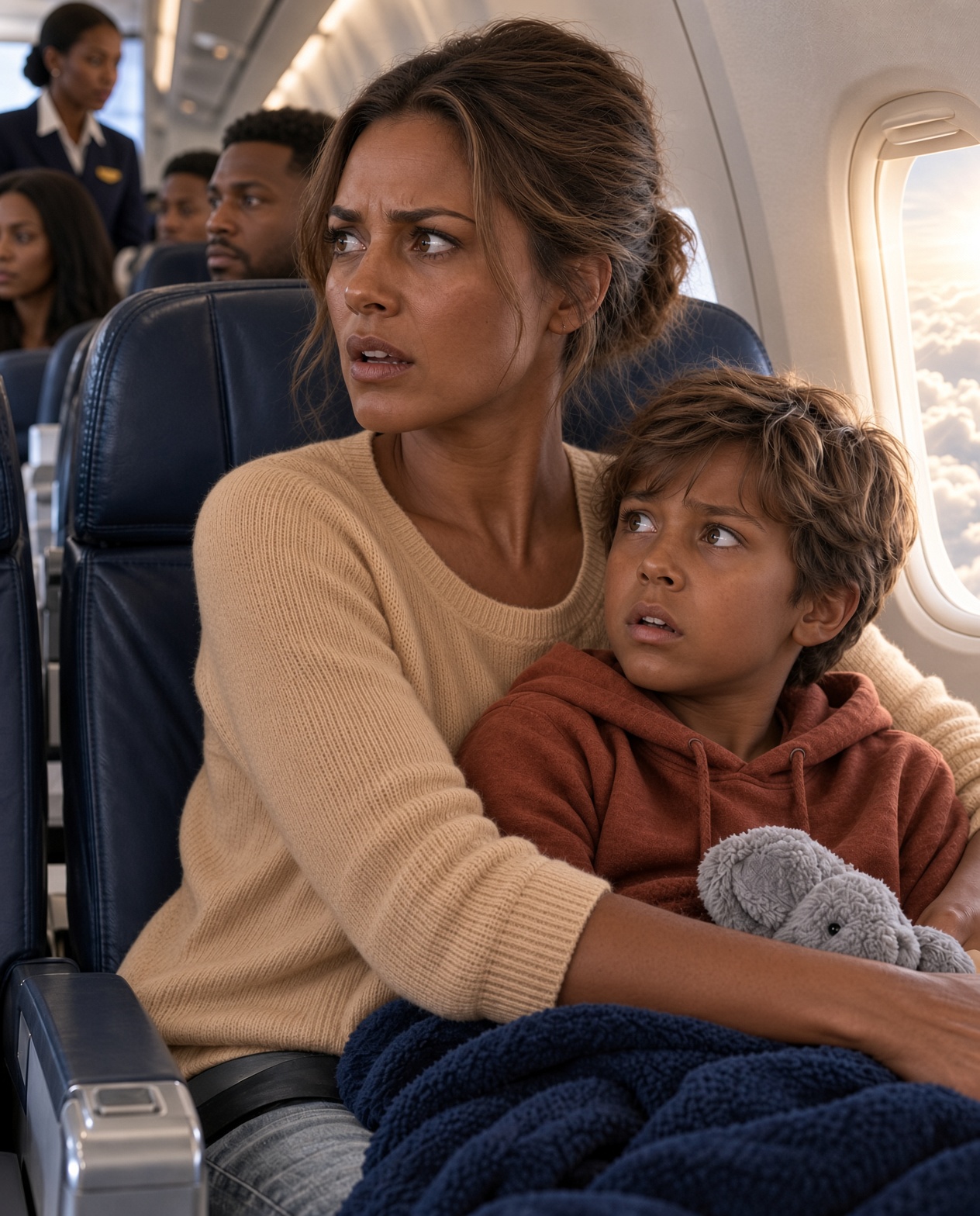 My Son and I Secretly Boarded My Pilot Husband’s Flight—Then His Announcement Made Us Stop Smiling