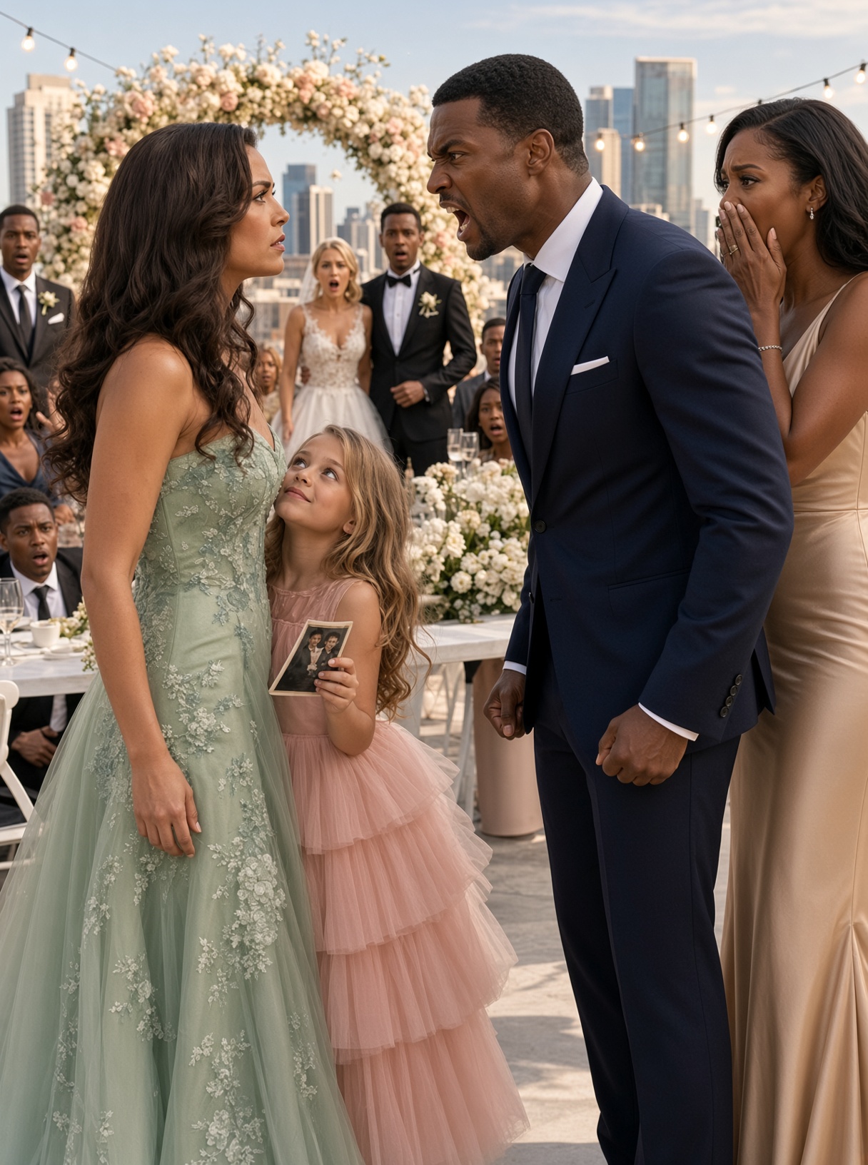 Five Years After My Ex-Husband Said I Wasn’t Built to Be a Mother, My Little Girl Ran Up to Me at a Wedding—Then His New Partner Recognized Her and Turned Pale