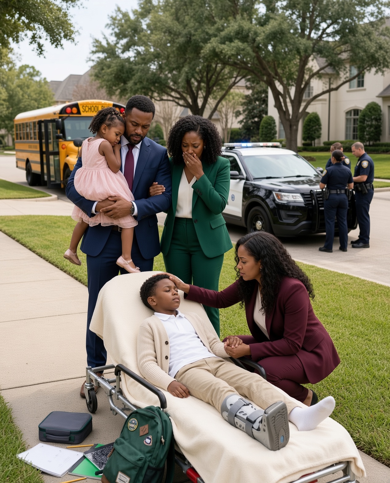 My 5-Year-Old Begged His Father to Stay During a School-Bus Emergency — He Chose the Other Woman's Daughter Instead