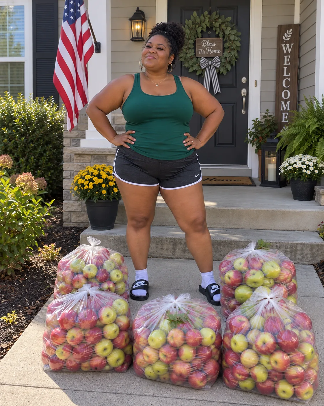 My Neighbor Stole My Late Husband’s Entire Orchard Harvest—Then a Survey Stake in Her Front Yard Changed Everything