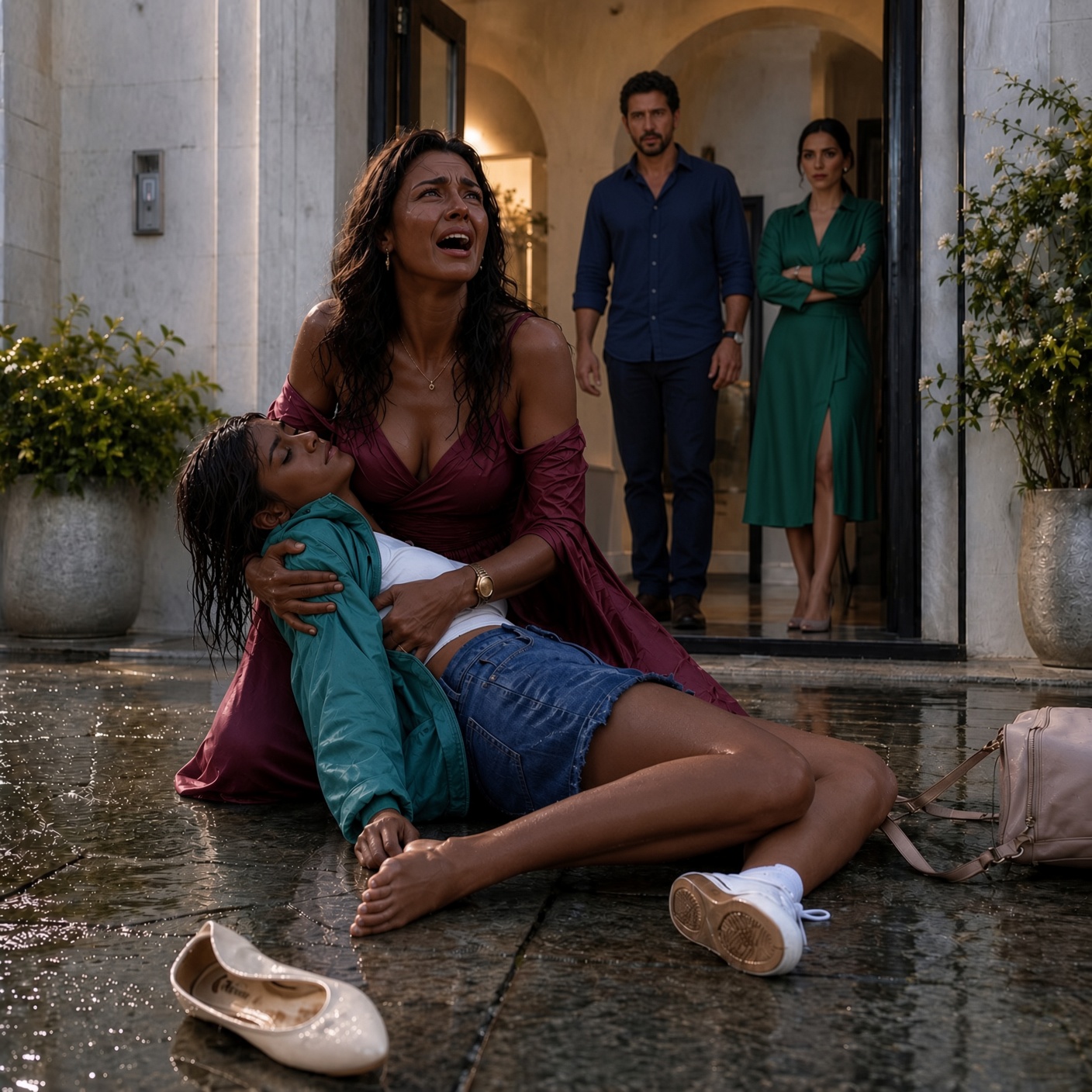 I Found My 15-Year-Old Unconscious in the Rain at Her Father's Door — "She's Just Being Punished," He Said. The Note in Her Backpack Told a Different Story.