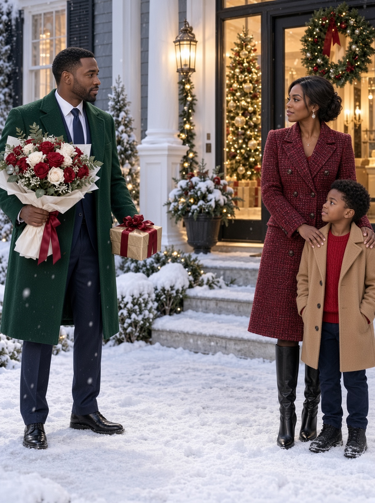 My Ex-Husband Invited Me to Christmas to Show Off His “Perfect Life”—Then I Arrived With the Four 8-Year-Old Children He Never Knew Existed, and His Mother Opened the Desk Where She’d Hidden Our Letters for Years