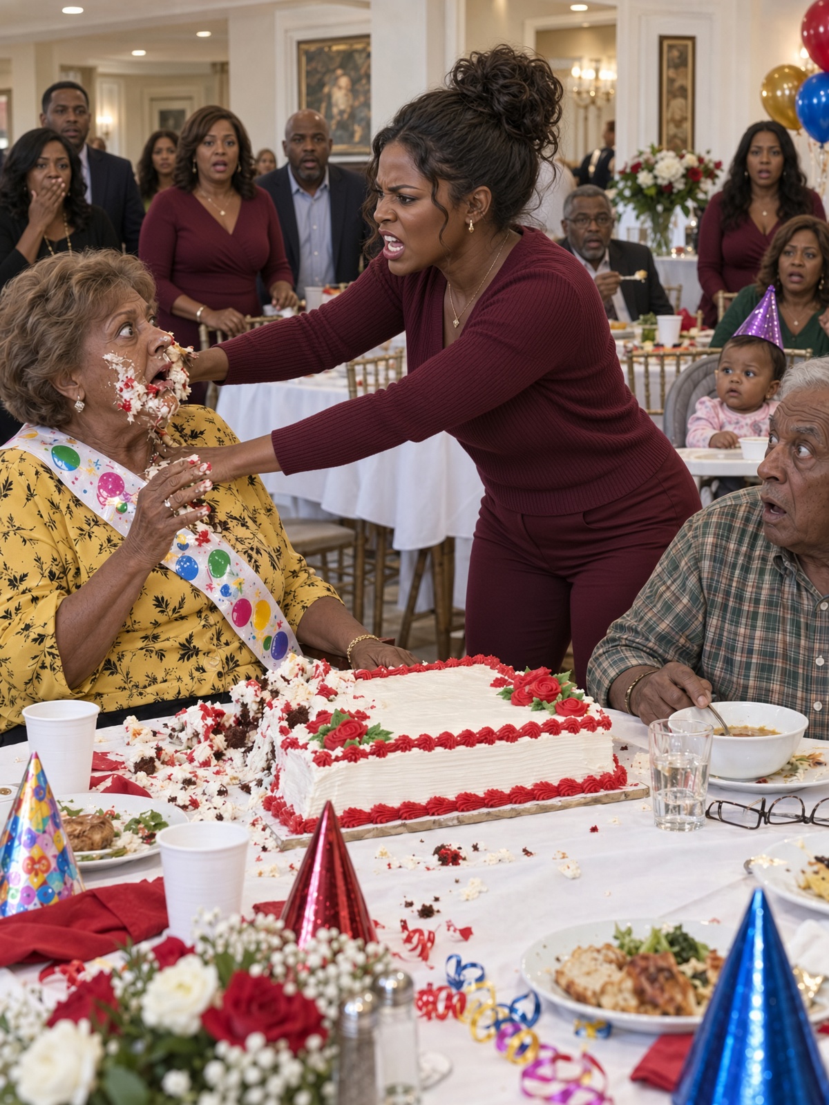 My mother-in-law sl@pped my 2-year-old daughter at her birthday banquet, snarling, “You useless piece of trash, this girl has defective genetics!”