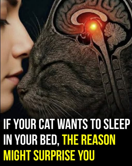 If your cat wants to sleep in your bed, the reason behind might surprise you