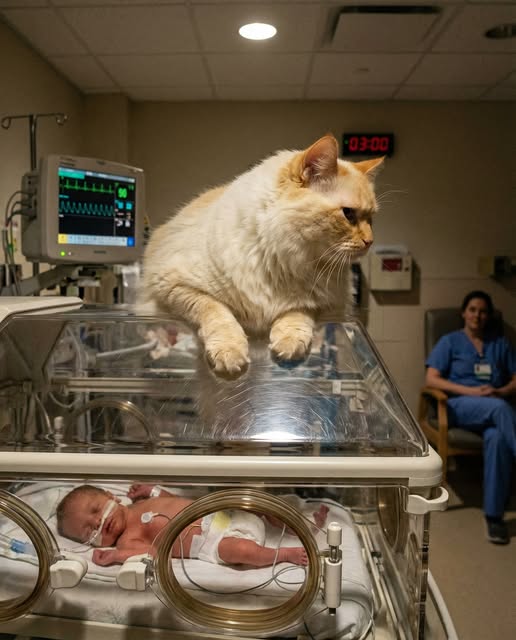 A premature baby was dying. Her heart rate was dropping every hour. Doctors were running out of options. Then a cleaner smuggled her own cat into the NICU at 2AM. What happened in the next six hours made the entire medical team rewrite what they thought they knew about saving lives.