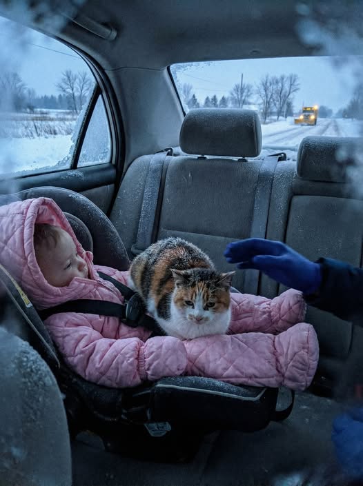 They found her frozen to the stroller. She hadn't moved in 14 hours