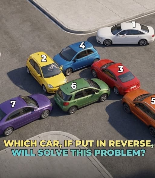 Moving One Car Can Unlock The Whole Puzzle 🤯 Revealing A Mind-Bending Challenge Where A Single Smart Move Changes Everything Testing Logic, Patience, And Problem-Solving Skills While Proving That Sometimes The Simplest Action Holds The Key To Solving Even The Most Confusing Situations