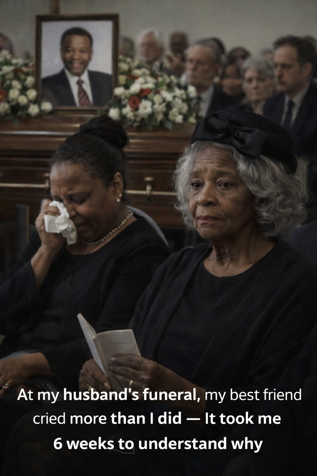 At my husband’s funeral, my best friend cried more than I did — It took me 6 weeks to understand why